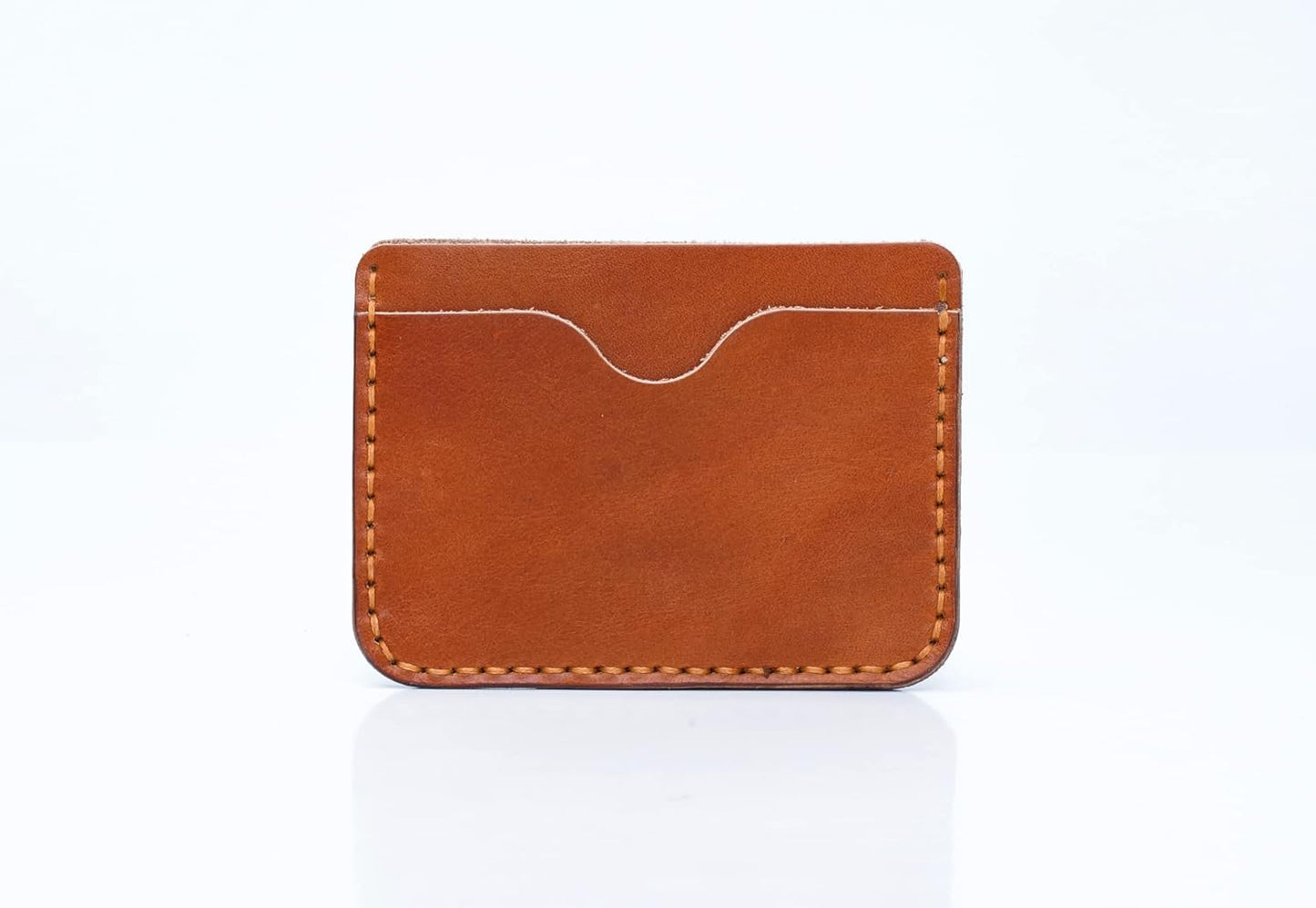 ALOZAY Mini Credit Card Holder Wallet (Tan)